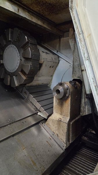 Mazak QTN 450-II CNC Turning Center;2006-Tool Setter, 24 Station Turret, Mist collector