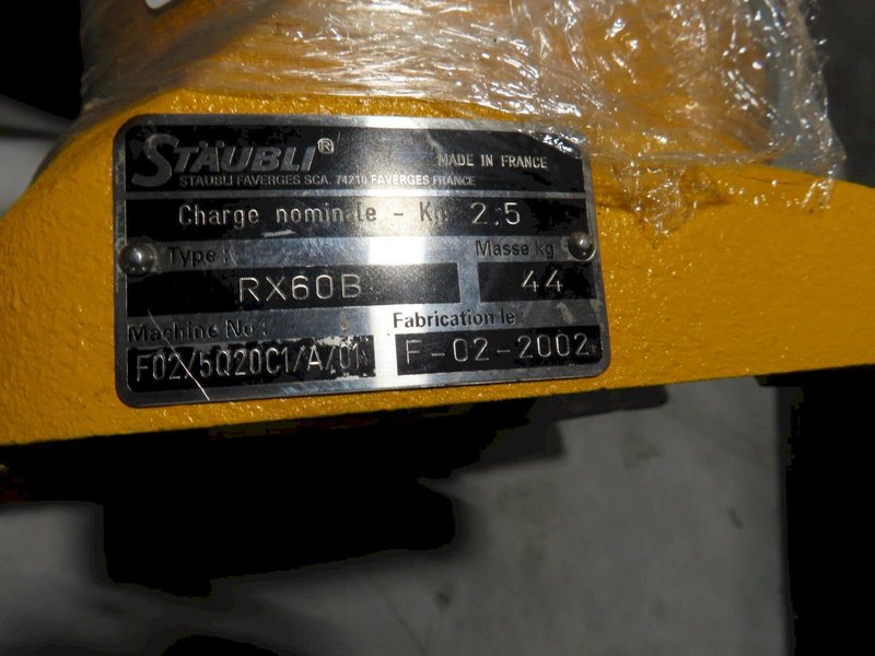 Staubli Unimation RX60B 6-Axis Articulating Robot (New 2002) with CS8M Control Unit (New 2010) and Pendant Control- Auction Item