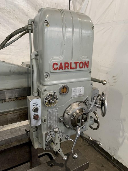 4&#039; X 11&quot; CARLTON 1A RADIAL ARM DRILL. STOCK # 0850023.