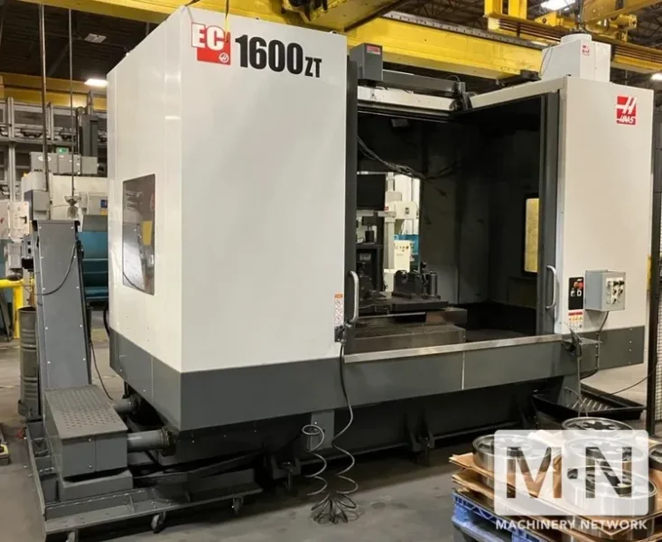 HAAS EC-1600ZT CNC Horizontal Machining Center, 2021