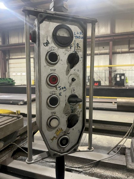 5&quot; WOTAN  MODEL #B-130 ROTARY TABLE &amp; #50 TAPER HORIZONTAL BORING MILL: STOCK 15974