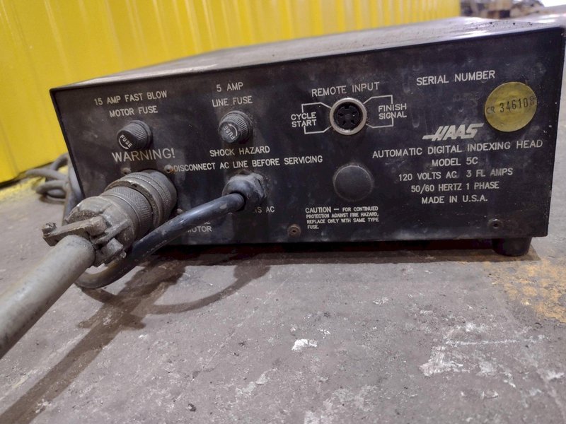 HAAS 5C COLLET INDEXER 4TH AXIS: STOCK #20611