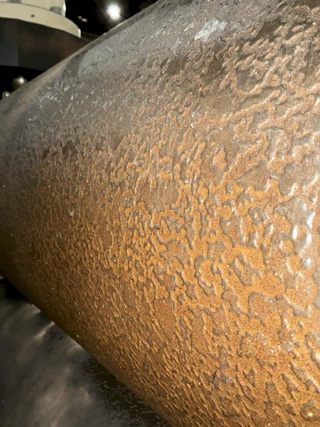 50" WIDE BRADBURY-PUMA "STUCCO" DESIGN TWIN-STAND EMBOSSER ROLLS, NEW 2013: STOCK #17004