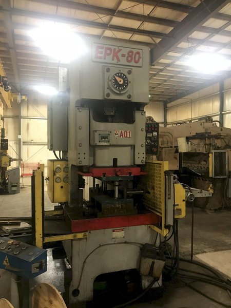 80 TON HAN OUL MODEL HNCP-80 GAP FRAME PRESS: STOCK # 70509