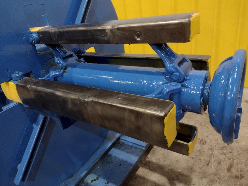 2,500 LB X 24&quot; LITTELL MODEL #25-12 DOUBLE END PULL OFF COIL REEL UNCOILER: STOCK #22533