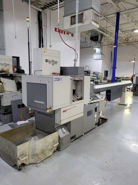 Citizen A20 VIIPL CNC Swiss Lathe, 2008 – LNS Barfeed, Fire Suppression System, Cool Blaster Mist Buster