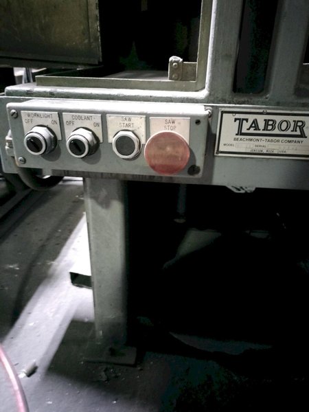 TABOR MODEL CR-16 16" WET CUT OFF SAW WITH ENCLOSURE AND CONTROLS, 20 HP