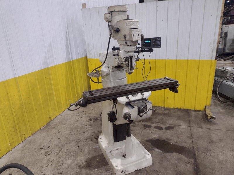 2 HP BRIDGEPORT SERIES I VERTICAL RAM TYPE MILL: YOBRO #24807