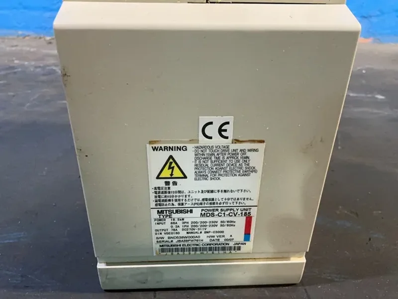 MITSUBISHI 18.5 KW POWER SUPPLY UNIT  -  MDS-C1-CV-185