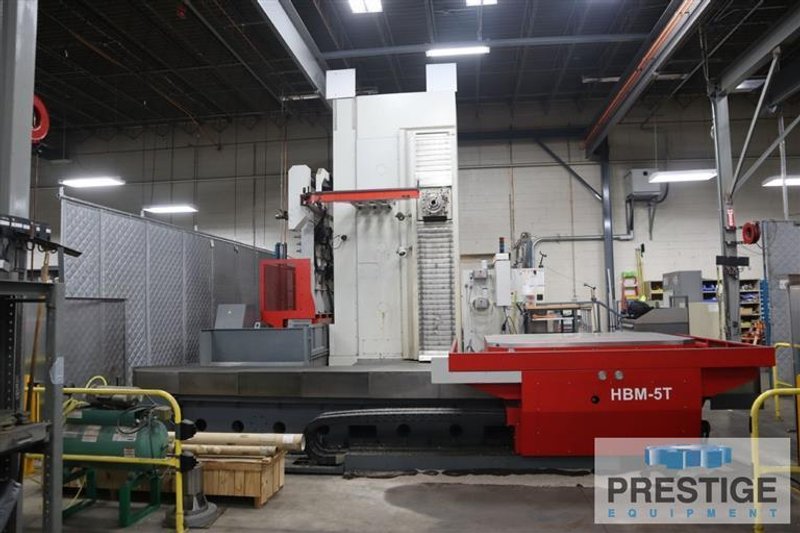 Microcut HBM-5T 5.12&quot; CNC T-Type Horizontal Boring Mill