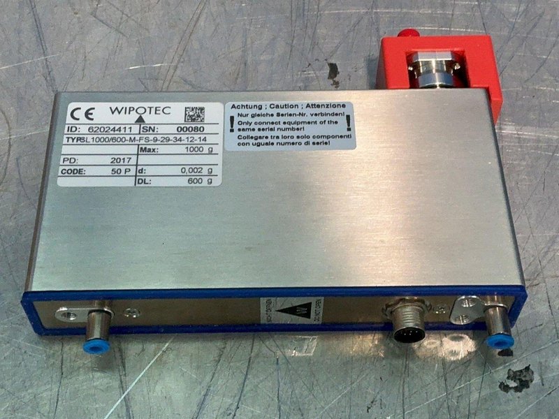 WIPOTEC LOAD CELL  -  6L1000/600-M-FS-9-29-34-12-14