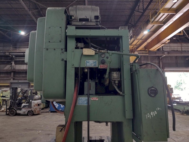 60 TON BLISS MODEL #C-60 OBI FLYWHEEL STAMPING PUNCH PRESS 4&quot; STROKE: STOCK #23467