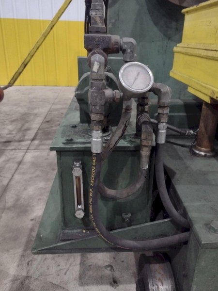 6,000 LBS AMERICAN MODEL #1000 MOTORIZED COIL REEL UNCOILER &amp; COIL CAR: STOCK #21322