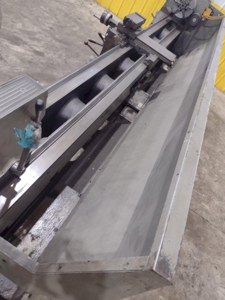 21" x 120" CLAUSING COLCHESTER MODEL #21 ENGINE LATHE 3.5" SPINDLE HOLE: YOBRO #24560