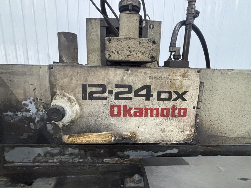 12&quot; X 24&quot; OKAMOTO MODEL #12-24 DX 3 AXIS HYDRAULIC SURFACE GRINDER: YOBRO #23846