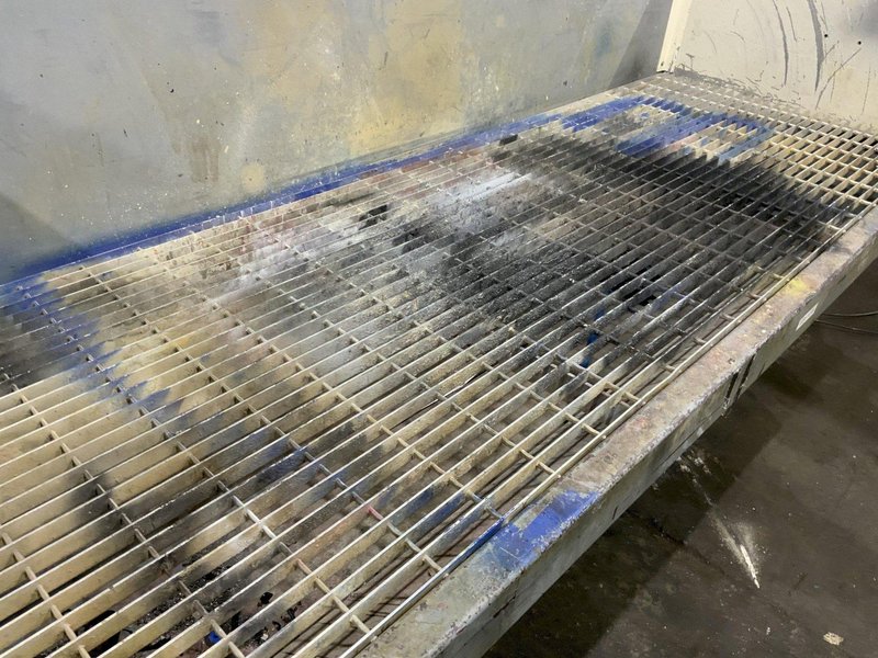 96"X 36" INTERCEPT MODEL WS17 DOWN DRAFT TABLE: STOCK #80795