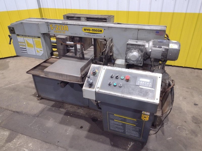 13" x 18" HYD-MECH MODEL #S-20A SERIES III SWIVEL AUTOMATIC HORIZONTAL BANDSAW: STOCK #22768