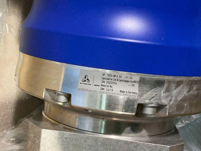 WITTENSTEIN GEAR REDUCER   -  SP180S-MF2-50-1I1-2S