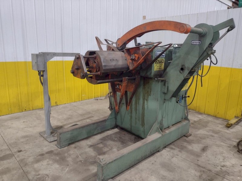 10,000 LB X 24&quot; JAYBIRD MODEL CRM 10-2460 MOTORIZED UNCOILER COIL REEL: STOCK #22386