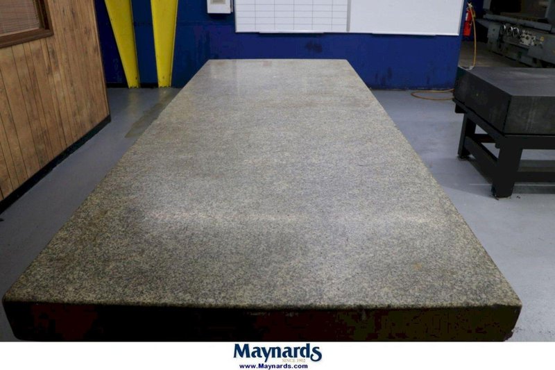 144&quot; X 54&quot; X 17&quot; GRANITE SURFACE PLATE W/ STAND. STOCK # 1112625.