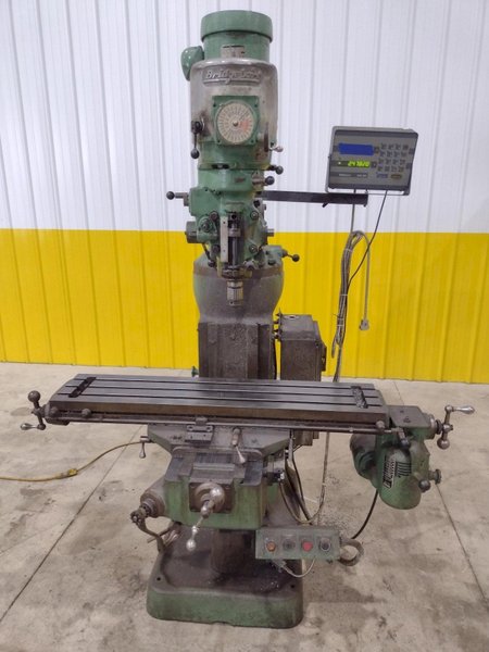 1.5 HP BRIDGEPORT SERIES I VERTICAL MILL &amp; DIGITAL READ OUT MILLING MACHINE: STOCK #20706