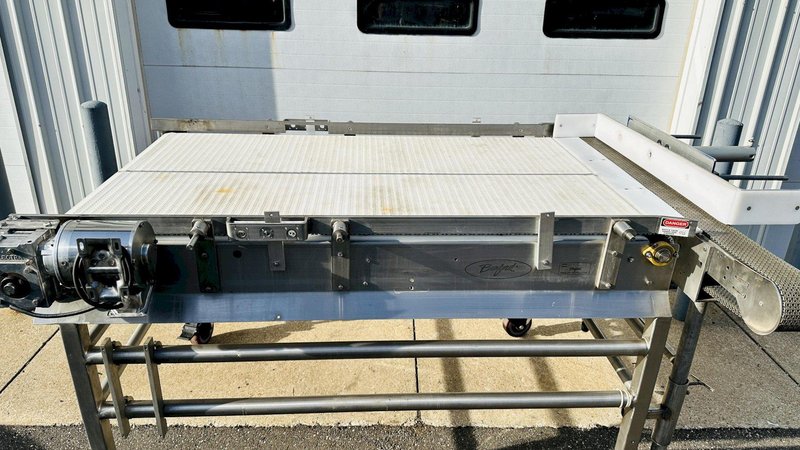 Burford Corp Model: SO72846  |   S.S. Bi-Directional Accumulation Table w/ 2-Motors