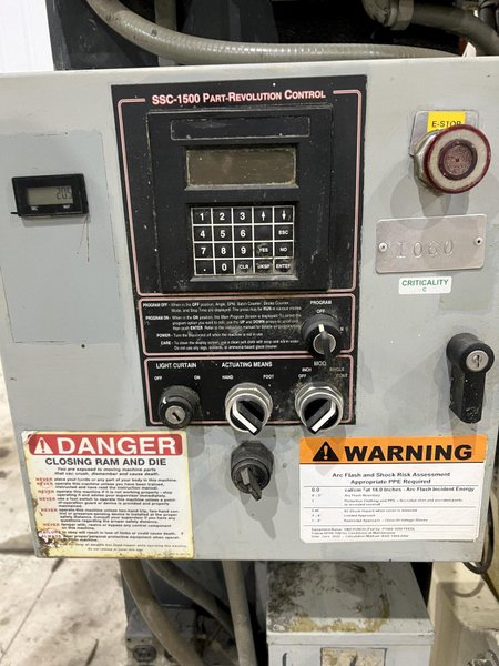 32 TON MINSTER MODEL #4 OBI PRESS, 3" STROKE: STOCK #20189