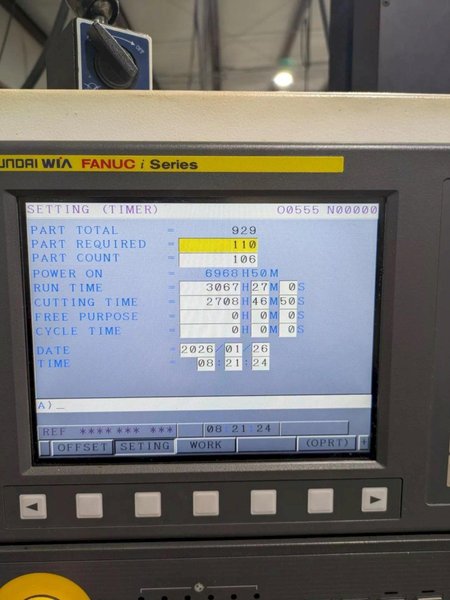 Hyundai Wia KIT-450 CNC Gang Tool Lathe, 2017 – Fanuc Control