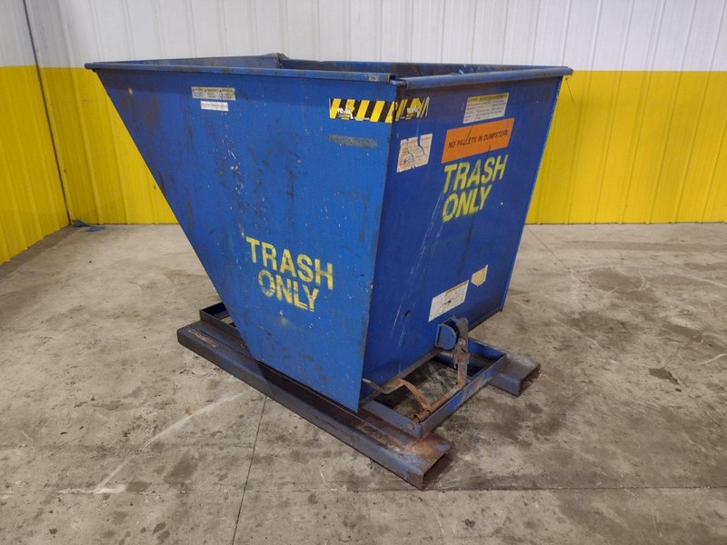 1 YARD X 6,000 LBS VESTIL MODEL #D-HOP-100-HD SELF DUMPING HOPPER: STOCK #22489