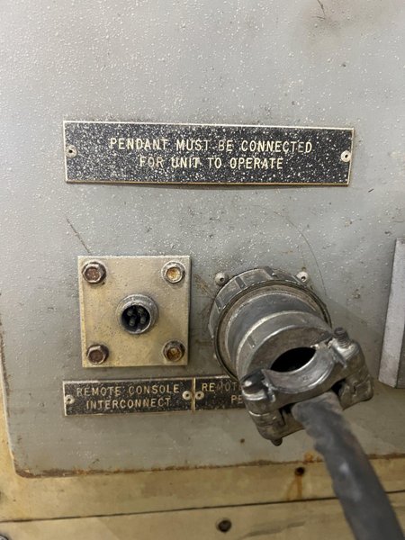 78" X 50' BESCO PORTABLE LATHE, ONSITE TURBINE WORK: STOCK #20735