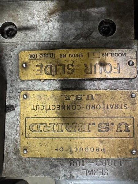 BAIRD #1, 4-SLIDE MACHINE