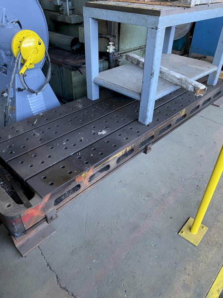 38&quot; x 122&quot; x 8.5&quot; T-SLOTTED FLOOR PLATE. STOCK # 1161420