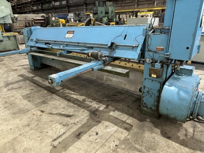 12' x 1/4" NIAGARA MODEL #812 MECHANICAL POWERED SHEAR: STOCK #21848