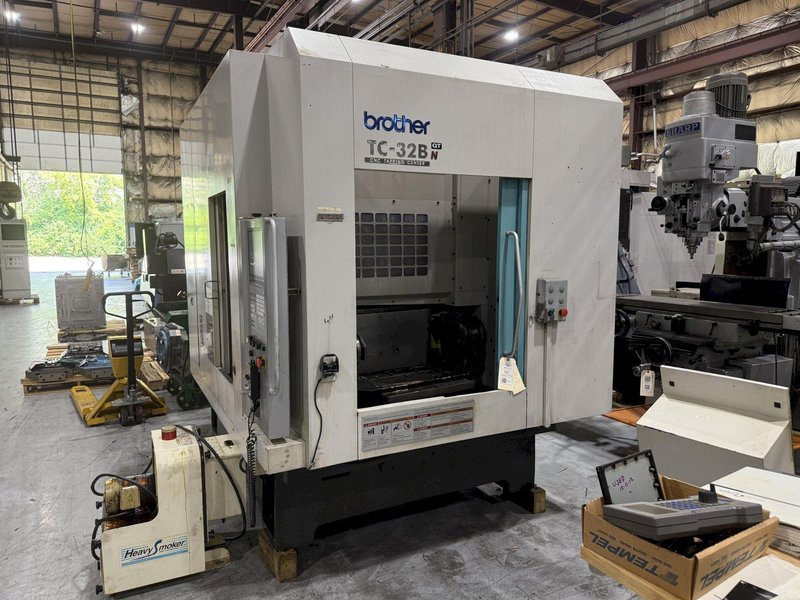 Used Brother TC-32BN QT 4-Axis CNC Drill &amp; Tapping Center For Sale 2016