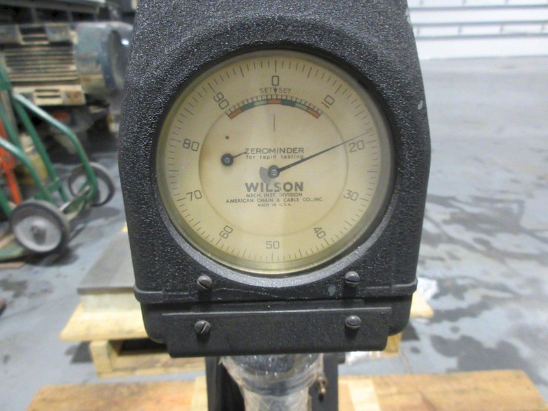 Rockwell Model 3 YS Superficial Hardness Tester with Weights and Anvil Attachments- Auction Item