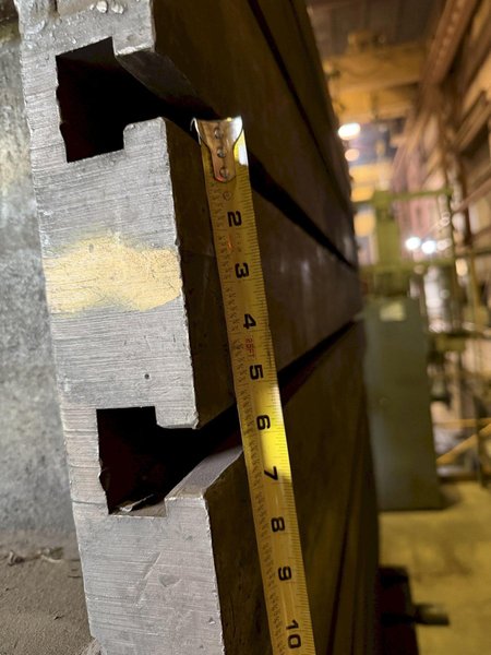 36" WIDE X 73" LONG X 29" TALL T-SLOTTED BOX TYPE RISER SET(4X TOTAL). STOCK #0548826