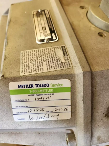 30,000 LBS PORT-A-WEIGH MODEL #MSI-9800HT DIGITAL CRANE SCALE: YOBRO #25146