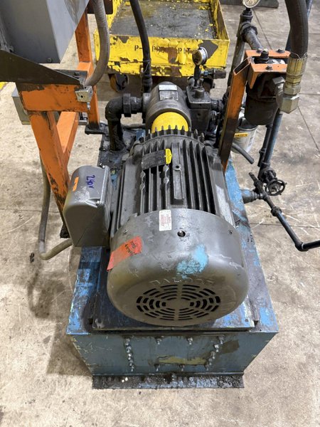 15 HP HYDRAULIC POWER UNIT INCLUDING TANK AND CHILLER : YOBRO #25414