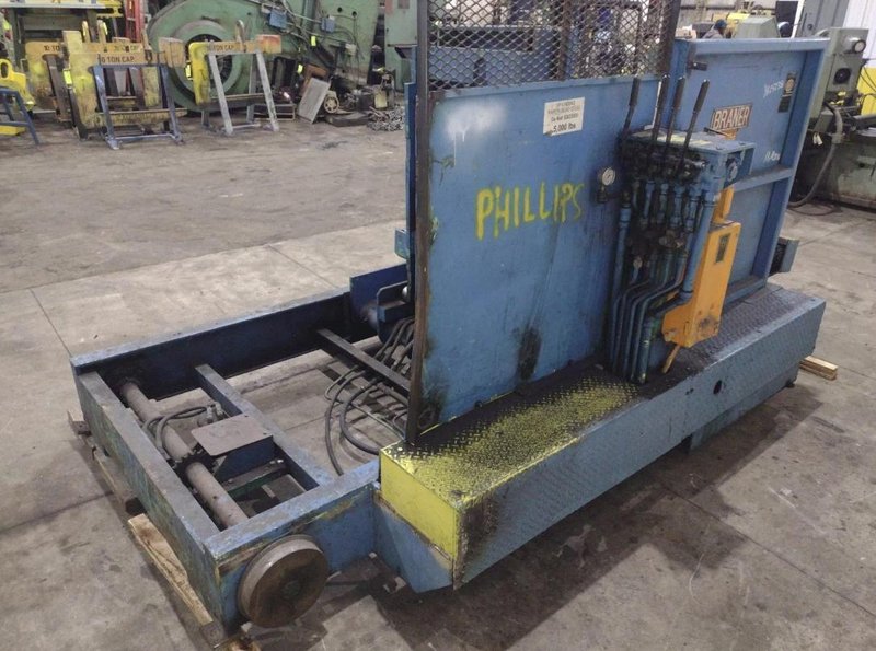 20,000 LBS X 54" X 36" BRANER COIL UPENDER. STOCK # 0435126