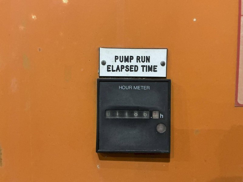 200 HP NATIONAL LIQUID BLASTING (NLB) MODEL 8200-E-1-3/8 HIGH PRESSURE WASHER: YOBRO #24595