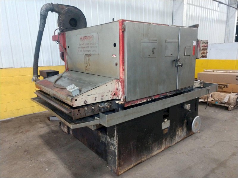 52" TIMESAVER MODEL #252-3CMW BELT GRINDER METAL FINISHER: STOCK 14849