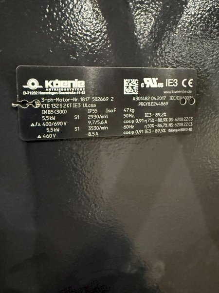 2017 KELLER MODEL #L-CUT 2-5P DUST COLLECTOR : YOBRO #25373