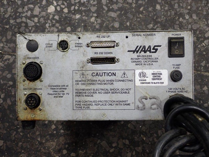 HAAS AUTOMATION INC BRUSHLESS ROTARY CONTROL