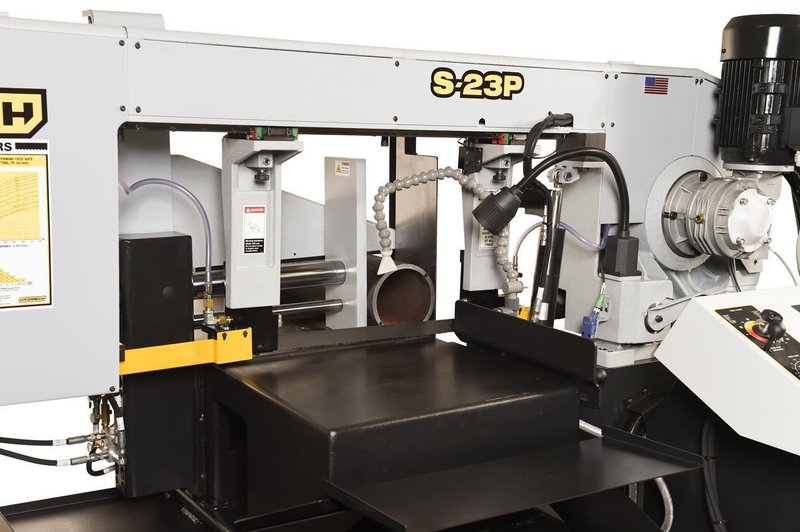 NEW 16"H x 20"W HYD-MECH MODEL S-23P SEMI-AUTOMATIC HORIZONTAL PIVOT BAND SAW
