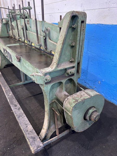 8' X 16 GAUGE PEXTO &amp; WILCOX POWER SQUARING SHEAR: STOCK #77005
