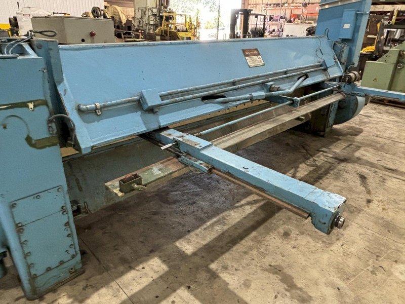 12' x 1/4" NIAGARA MODEL #812 MECHANICAL POWERED SHEAR: STOCK #21848