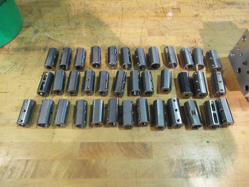 Boring Bar Sleeves, Assorted and Shop Made Fixture for Boring Bar Sleeves- Auction Item