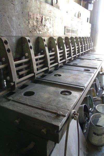3/4″ x 12′ Cincinnati 6GL12 Hydraulic Shear, 1975 – Extra Set of Knives, Squaring Arm