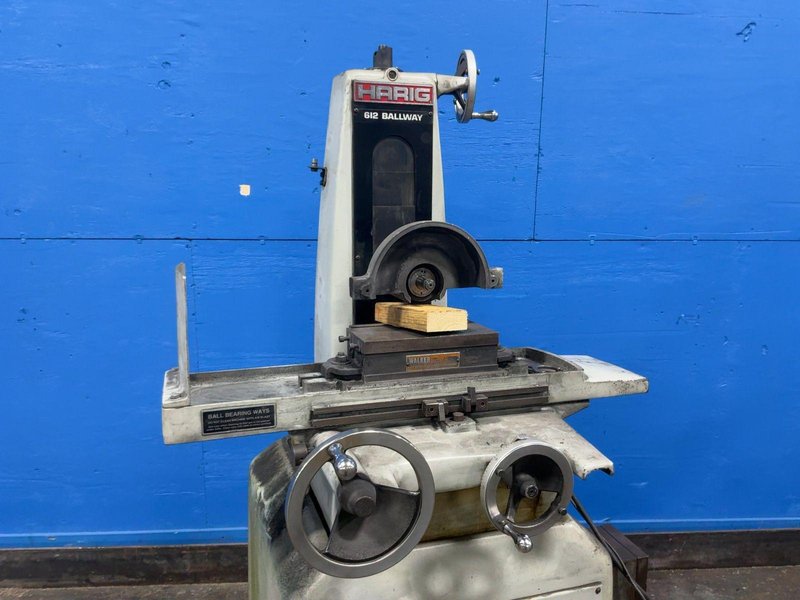 BRIDGEPORT / HARIG 10” X 5” SURFACE GRINDER   -  612 BALLWAY