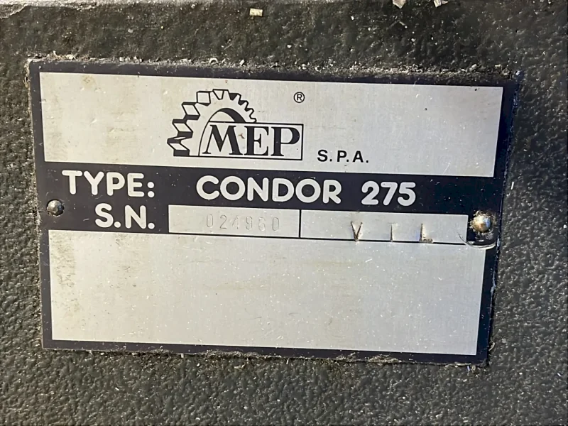 MEP COLD METAL SAW   -  CONDOR 275